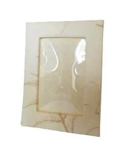 Fábrica barata personalizada reciclada hecha a mano papel de algodón color crema hojas impresión marco de fotos elegante - Product Image 2
