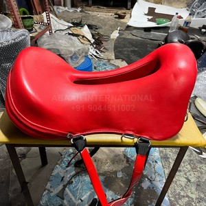 Selle de marathon en cuir de qualité supérieure pour chevaux | Selle d'équitation d'endurance légère | Durable, confortable et réglable - Product Image 3