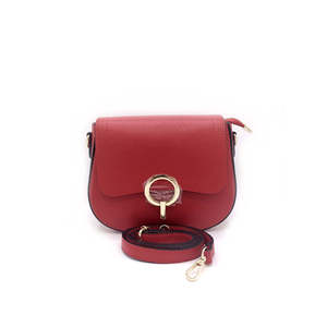 Structured Crossbody Bag in Genuine Dollar Leather - Made in <b>Italy</b> - Art. 24011 - Product Image 2