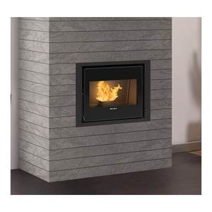 Chimenea de Gas Extraflame 8kW COMFORT P70 H49 Negra, Clase A+, Modelo 5.0 0941128 para Uso en Interiores, Construcción Metálica, Control Remoto - Product Image 2