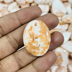 Colgante de colecita Rosa Natural de calidad AAA +, cabujón de piedras preciosas sueltas, lote de joyería fina, cabujón de piedras preciosas sueltas Scolectice - Product Image 3