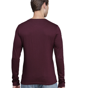 Recién llegados, fabricante de camisetas para hombres, manga larga, antiarrugas, superventas, 100% algodón, ropa informal para hombres, camisetas para hombres - Product Image 2