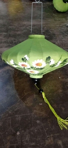 Thiết Kế Mới 2024 Gốc Việt Lụa Đèn Lồng Giấy Treo Tre Đèn Lồng Cho Trang Trí Đảng - Product Image 4