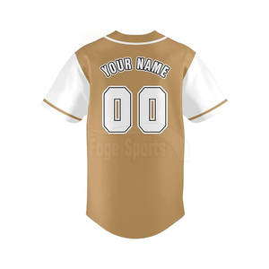 Vêtements de sport réversibles en gros Maillot de baseball 100% polyester Design personnalisé Maillot de baseball - Product Image 3