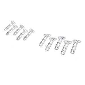 Plaque oblique vétérinaire 3/5 mm, lot de 10 pièces, 3 trous, 5L 5R, acier inoxydable, instruments orthopédiques manuels - Product Image 5