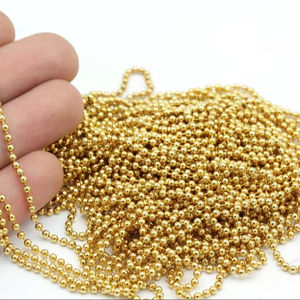 ห่วงโซ่ลูกทองเหลืองดิบแบบดั้งเดิมและทันสมัย - Product Image 1