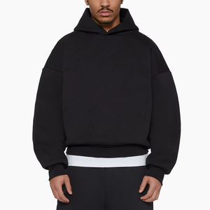 OEM fabriqué en usine hommes 100% coton Boxy poids lourd personnalisé surdimensionné pull à capuche à vendre à bas prix - Product Image 4