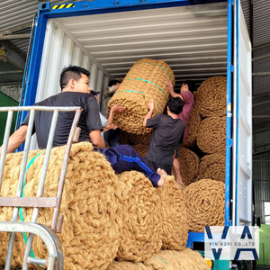 Vente en gros de tapis en fibre de coco 100% naturelle écologique, taille personnalisée, support antidérapant, fournitures de jardin tissées d'origine vietnamienne - Product Image 5