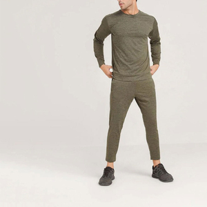 Conjunto Deportivo Informal Personalizado con Logotipo para Hombre, Otoño Invierno, Chaqueta de Forro Polar Grueso, Sudadera con Capucha y Pantalones Deportivos - Product Image 6