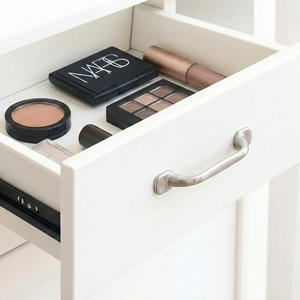 Zinc Alloy <b>Cabinet</b> Pulls Drawer Handles Brushed Nickel Contemporary Design Easy Installation for Bedroom Wardrobe Dresser - Product Image 5