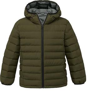 Veste d'hiver décontractée brillante pour hommes taille plus à capuche bulle doudoune avec tissu en toile veste rembourrée d'extérieur - Product Image 3