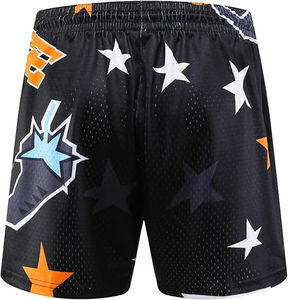 Venta al por mayor Hip Hop High Street Summer Heavyweight Cotton Pantalones cortos con cordón Hombres Diseñador Vintage Sun Faded Acid Wash Sweat Short - Product Image 5