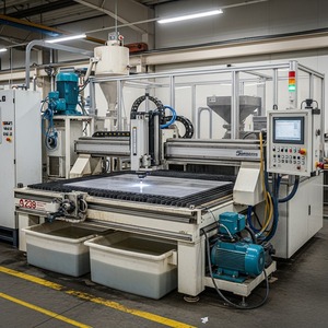 Máquina de Corte por Chorro de Agua Abrasivo CNC de 3 Ejes de Alta Velocidad y Precisión para Corte en Frío de Metal, Plástico, Piedra y Vidrio con Bomba de Alta Presión - Product Image 6
