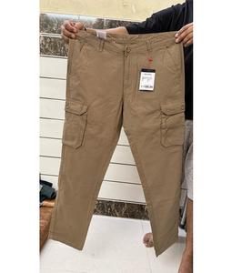 Pantalon de jogging cargo extensible pour hommes avec jambes fuselées et chevilles élastiques conçues pour le confort Fournisseur indien - Product Image 1