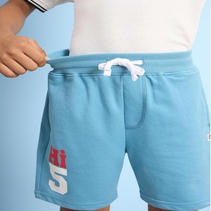 Short de surf classique respirant à séchage rapide de couleur personnalisée garçons taille moyenne Style décontracté taille élastique tricoté imperméable imprimé - Product Image 4
