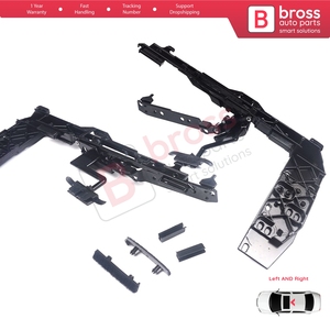 ขายึดซันรูฟ BSR615 สำหรับยกและปรับมุมฝาหลังซ้ายขวา สำหรับรถ S Class Coupe C126 ปี 1980-91 รุ่น 1267821312 1267821412 - Product Image 2