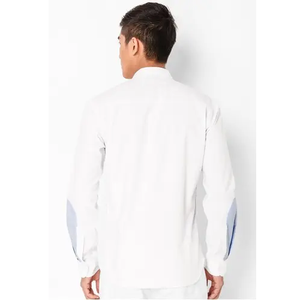 เสื้อเชิ้ตแขนยาวสำหรับผู้ชาย, เสื้อเชิ้ตลำลองสไตล์ซาฟารีย้อมสีกระดุมเดียวคอจีนพร้อมกระเป๋าผ้าฝ้าย100% ฤดูใบไม้ผลิ - Product Image 2