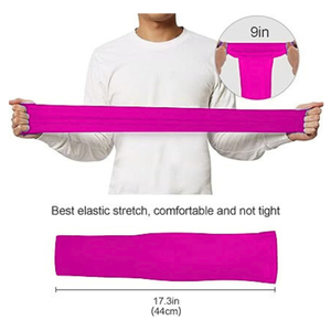 ปลอกแขนระบายอากาศระบายอากาศสำหรับตกปลาขี่จักรยานฟุตบอลบาสเก็ตบอลเล่นกีฬาว่างเปล่าป้องกันแสงแดดด้วยรังสียูวี - Product Image 5