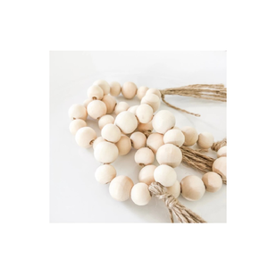 Rond de serviette en bois Pendaison de crémaillère Cadeau Table Décoration De Fête De Mariage Accessoires Porte-Serviettes Anneaux De Serviette En Bois avec Glands - Product Image 1