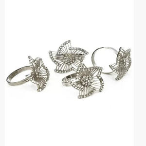 Anillo de Servilleta Decorativo Dorado Hecho a Mano, Decoración de Mesa para el Hogar, Fiestas, Hoteles y Restaurantes - Product Image 3