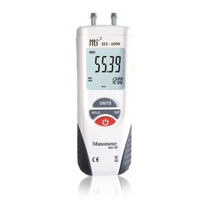 เกจวัดความดันแบบดิจิตอล HTI HT-1890 สำหรับงาน HVAC และการทดสอบระบบนิวเมติก - Product Image 1