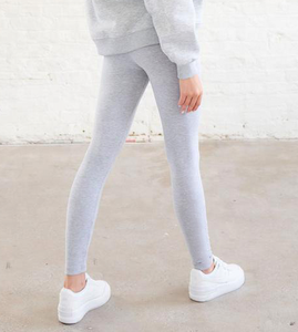 Sudadera con Capucha para Mujer, Estilo Holgado, con Logotipo Personalizado, Color Gris Jaspeado, para Invierno, de Algodón Grueso, Felpa Francesa, Hombros Caídos, Talla Grande - Product Image 6