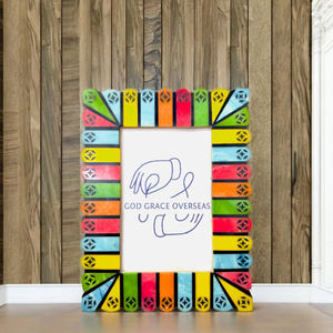 Vente en gros de cadre photo de table 7x4 pouces, moderne, écologique, en bois, résine, impression UV, cadeau décoratif élégant et à la mode, vente en ligne - Product Image 6