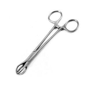 Fórceps de esponja de acero y Metal para cirugía recta de alta calidad de 16 cm, alicates de tejido de carril Industrial, abrazadera OEM personalizable para - Product Image 4