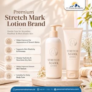 Loción para Estrías de Marca Privada, Fórmula Personalizada, Crema Corporal Hidratante para el Cuidado de la Piel durante el Embarazo y Masajes (100ml 200ml) - Product Image 2