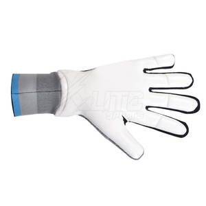 Gants de gardien de but en cuir unisexe de haute qualité professionnels, forte adhérence, contrôle antidérapant, fermeture à boucle auto-agrippante, respirants, doigts entièrement couverts - Product Image 5