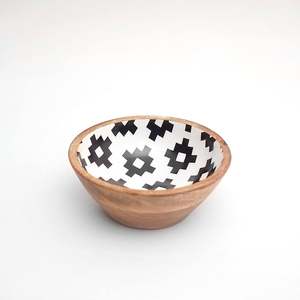 ชามสลัดไม้ของหวานชามทำด้วยมือคุณภาพสูงสำหรับใช้ในบ้านและโรงแรม - Product Image 4