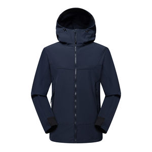 Veste d'université à coquille souple avec logo personnalisé unisexe 2025 respirante, imperméable et coupe-vent pour l'escalade et la randonnée d'hiver unisexe - Product Image 5