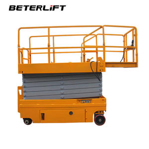 Самоходный ножничный подъемник для узких пространств 6м/8м, гидравлическая строительная подъемная платформа - Product Image 6