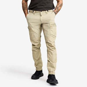 กางเกงคาร์โก้ทำจากผ้าขนสัตว์สำหรับผู้ชายผ้าขนแกะแบบออกแบบได้ตามต้องการระบายอากาศมีคุณสมบัติการปิดด้วยเชือกดึงให้ความสบายสูงสุด - Product Image 2