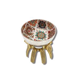 2025 Offre Spéciale en aluminium métal bol ustensiles de cuisine avec tête de cerf doré nouveau design bol décoré fabricant en gros fournisseur - Product Image 6