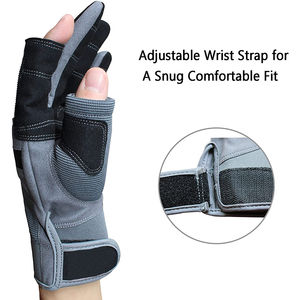 Gants de voile en cuir imperméable de qualité supérieure conçus pour un confort maximal adhérence supérieure et aventures de voile prolongées - Product Image 4