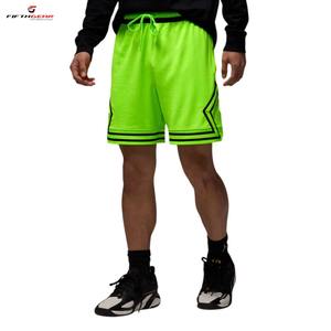 Short court en maille de polyester pour hommes de coupe de base d'été avec logo personnalisé Short d'anime imprimé cachemire à motif léopard - Product Image 5