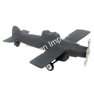 ใบพัดเครื่องบินโมเดลโลหะเคลือบเงาสำหรับตกแต่งบ้านเครื่องบินสีเงินออกแบบได้ตามต้องการ - Product Image 3