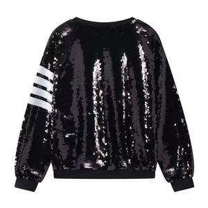 Spring and Autumn Clothing O Neck Pullover <b>Long</b> Sleeved <b>Sweatshirts</b> <b>Women</b> Fashion Casual Top <b>Sweatshirt</b> Breathable - Product Image 4