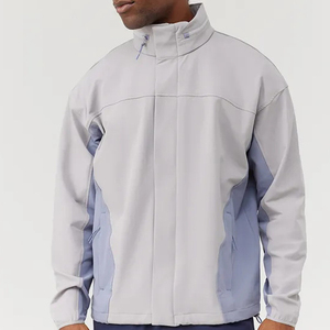 Veste de sport pour homme, coupe-vent d'extérieur, fermeture éclair, tissu léger imperméable, vente chaude - Product Image 1