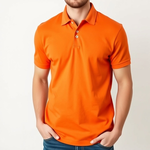 Camiseta Polo Casual Premium para Hombre, 100% Algodón, Manga Corta, Logotipo Personalizado, Corte Regular Elegante, Transpirable, Ropa al por Mayor - Product Image 5