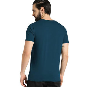 Couleurs professionnelles T-shirts décontractés pour hommes Coton de haute qualité Slim Fit Workout Casual T-shirts à la mode pour hommes - Product Image 2