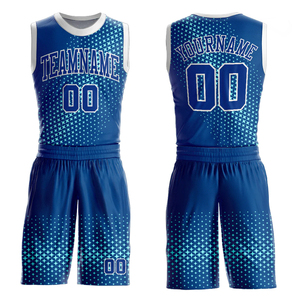 Juego de uniformes de baloncesto por sublimación de dos piezas para ropa deportiva, Impresión de logotipo personalizado, ropa deportiva, uniformes de baloncesto - Product Image 1