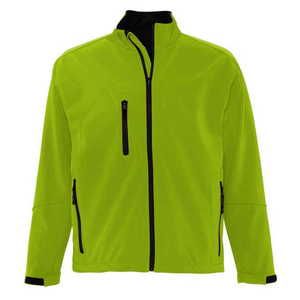 Veste Softshell pour hommes design personnalisé respirant col montant motif solide style décontracté pour le printemps vente en gros de vestes Softshell - Product Image 2