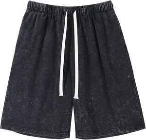 <b>Men's</b> <b>shorts</b> Acid Wash <b>Shorts</b> 100% Cotton French Terry <b>Fleece</b> Customized Sun Faded Vintage Washed High Street <b>Shorts</b> For <b>Men</b> - Product Image 5