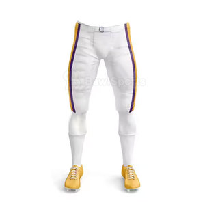 Tenue de football américain pour équipes sportives professionnelles, maillot léger à manches courtes pour hommes, ensemble pantalon assorti, 100% polyester - Product Image 4