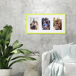 Cadre photo jaune 23,8 x 46,8 cm - Product Image 1