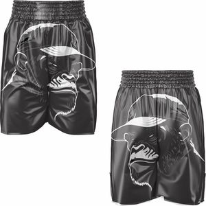 Pantalones cortos MMA para hombre superventas de alta calidad, transpirables de secado rápido con función elástica, diseño personalizable, protección UV - Product Image 3