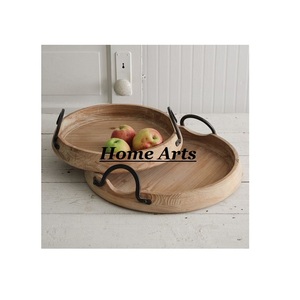 Bandeja Redonda de Hierro para Servir Alimentos, de la Mejor Calidad, para Servir Té y Café, para Uso en Hoteles, Hogares y Restaurantes - Product Image 5