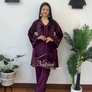 เสื้อผ้าอินเดีย ปากีสถาน ล่าสุด สไตล์บอลลีวูด ชุดฤดูหนาว ซัลวาร์ คามีซ ผ้าคลุมไหล่ งานปัก งานฝีมือ ปรับแต่งได้ ชุดชาติพันธุ์ สำหรับงานปาร์ตี้ ขายส่ง - Product Image 4